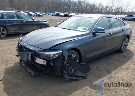 2019 BMW 430I Gran Coupe xDrive from USA, damaged, VIN WBA4J3C54KBL09627